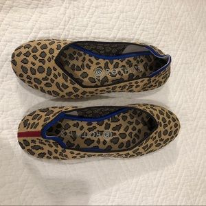ROTHY’S Leopard Flats Round Toe 7.5
